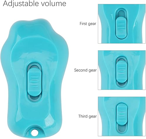 Miniatura 5 de Clicker Training para perros, clicker de perro con correa de muñeca, 3 niveles de volumen ajustables para entrenamiento de perros para gatos y