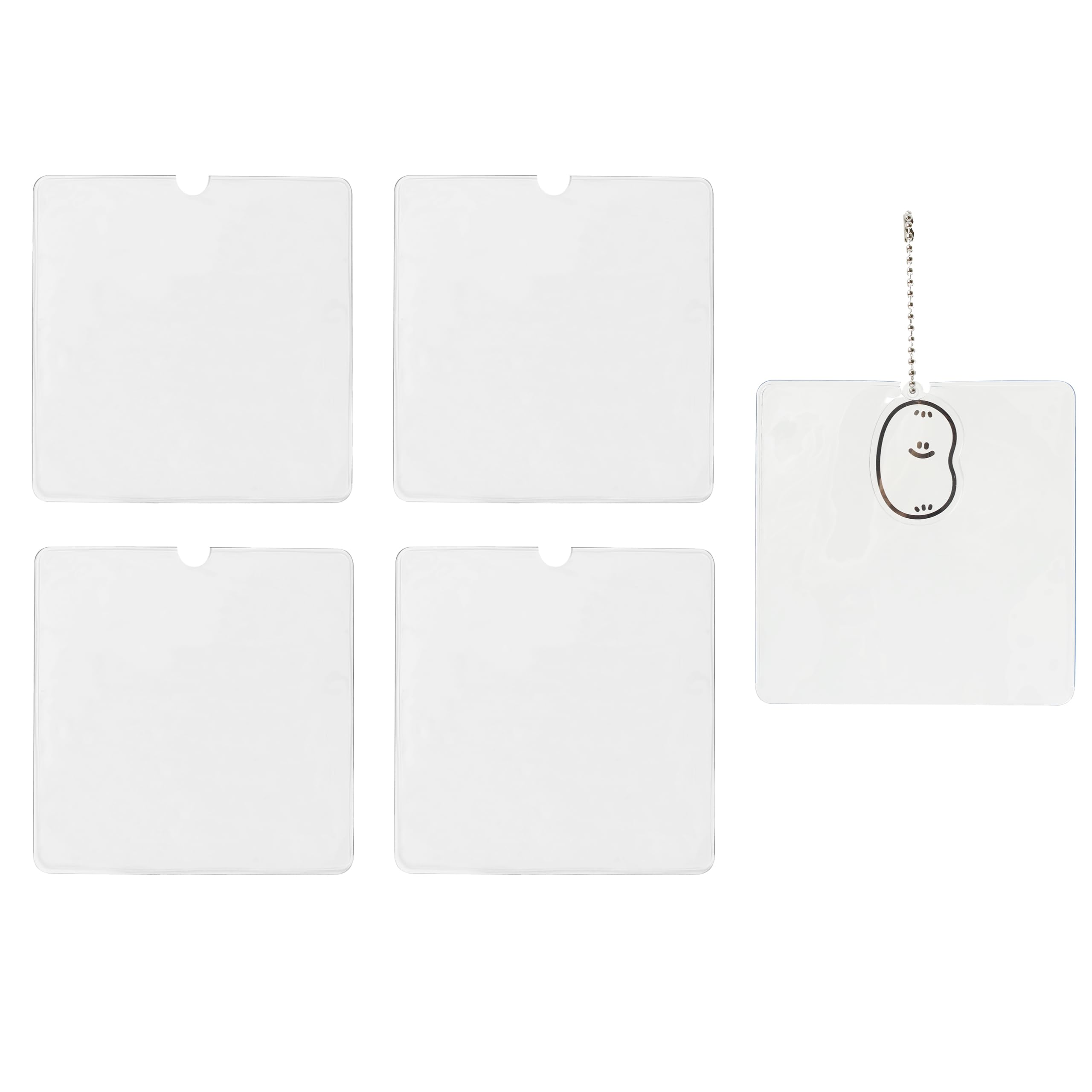 Amazon.co.jp: [Proooooces] アクリルキーホルダー カバー 10×10 5枚