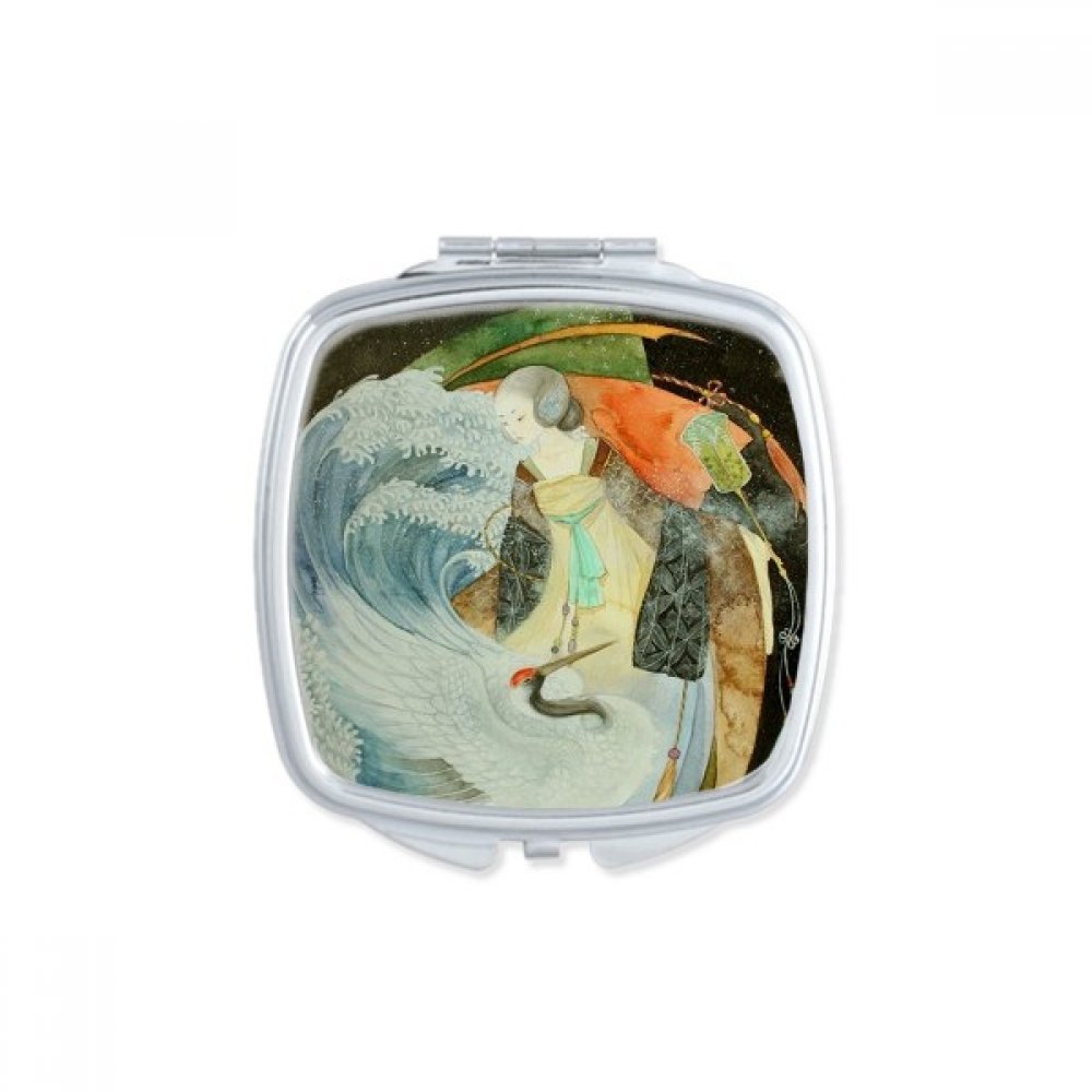 Miroir de maquillage cerf pour retouches express au bureau