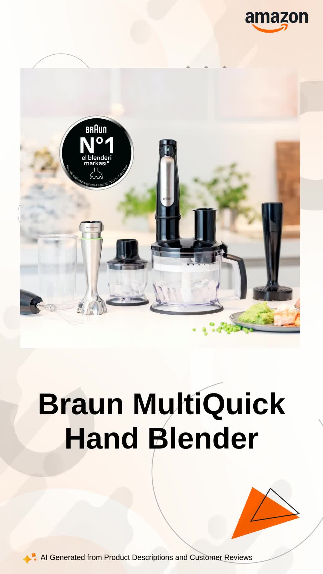 Buy Braun MultiQuick 7 MQ7045X Hand Blender 1000W with Beaker