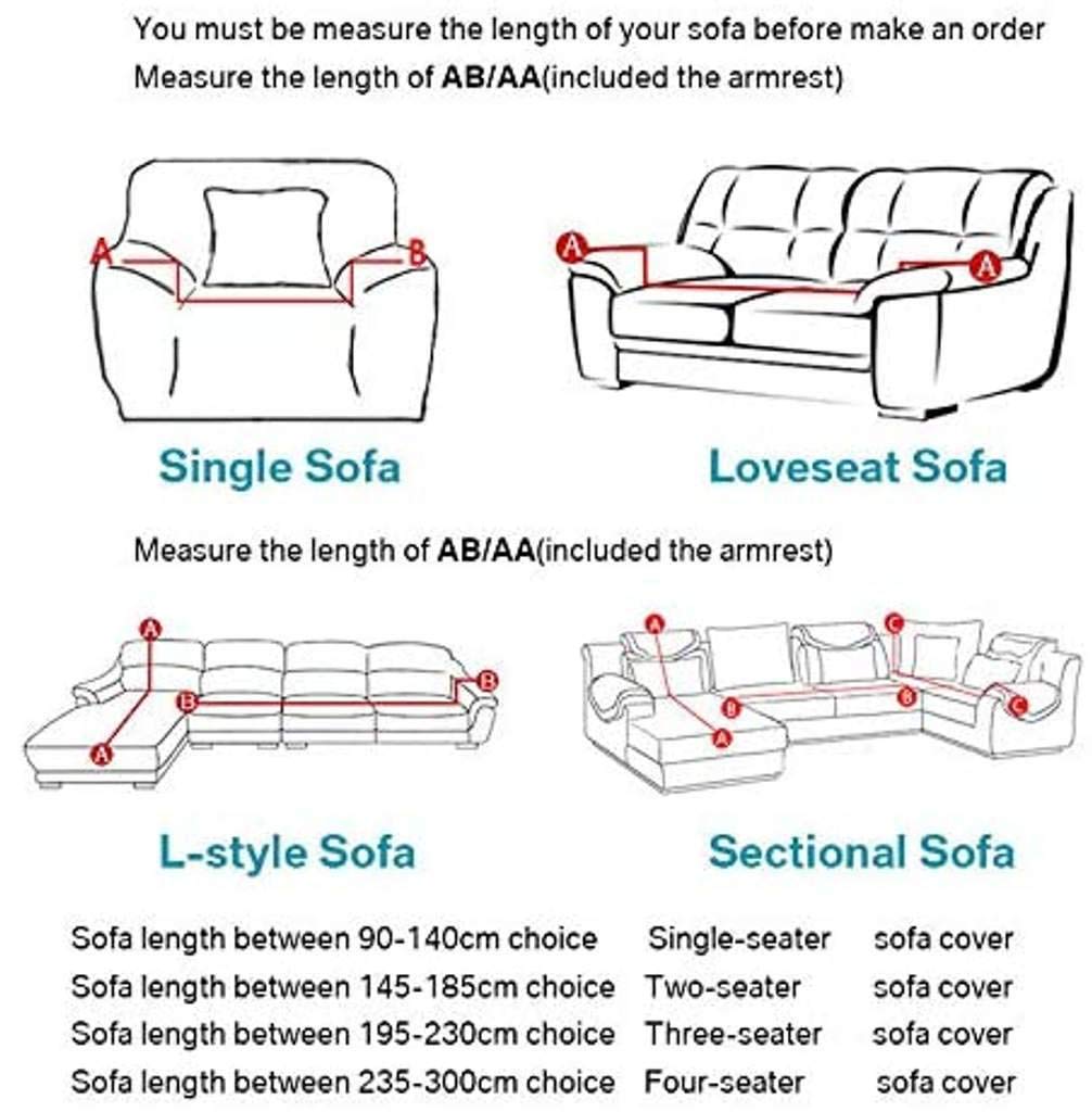 Fundas De Sofá Gruesas 1 2 3 Seater Terciopelo En Forma De L Funda para Sofá Funda De Tela Elástica Elástica De Ajuste Fácil Protector De Muebles para Sofá-3 plazas(190-230cm)-Gris