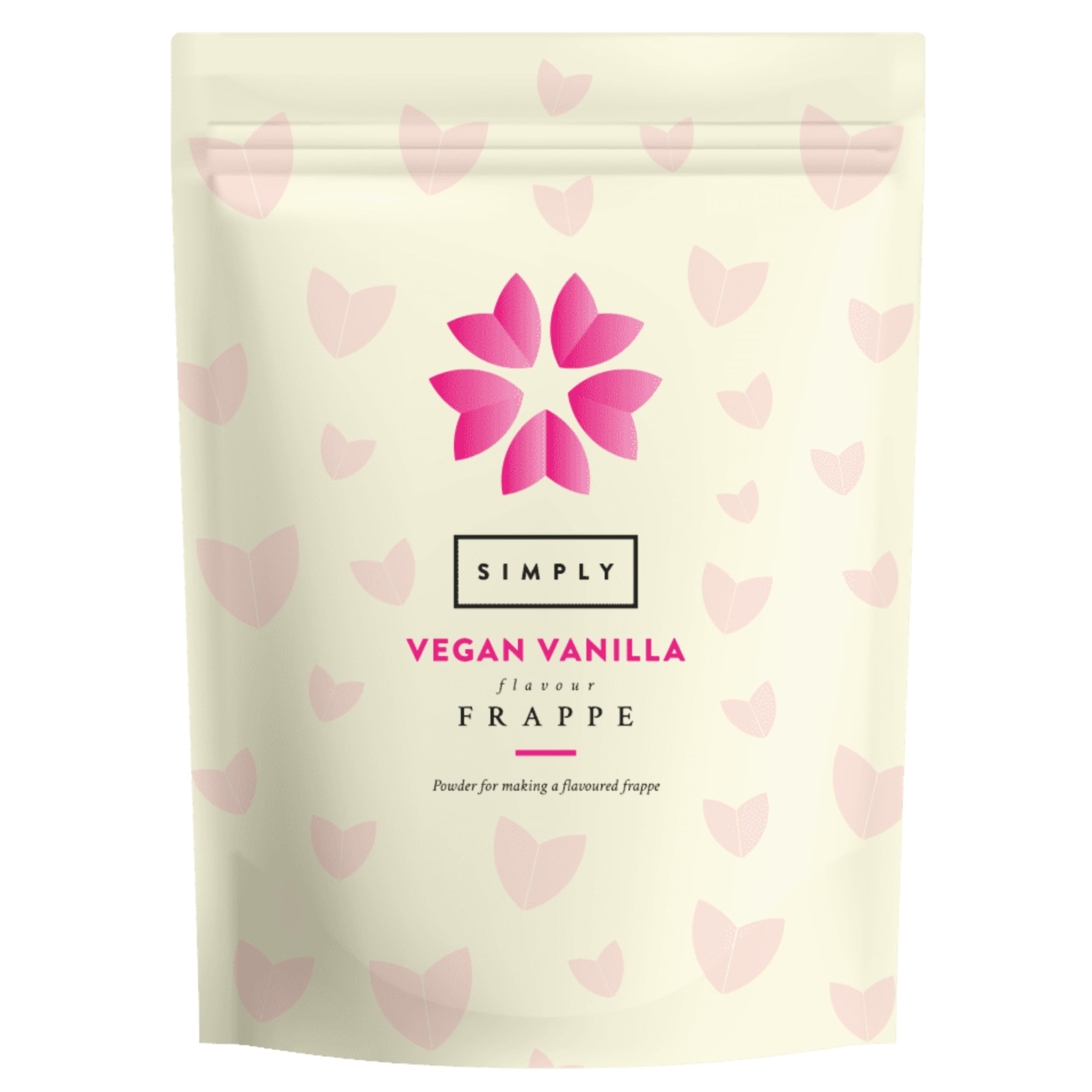 Simply Vegan Vanilla Frappe Powder, Nut Free & Gluten Free Frappe Powder for Iced Drinks (1 Kg)