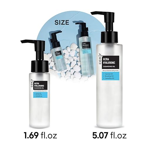 Miniatura 6 de coxir Aceite limpiador ultra hialurónico l limpiador facial coreano, eliminación de maquillaje de puntos negros con ácido hialurónico, libre de