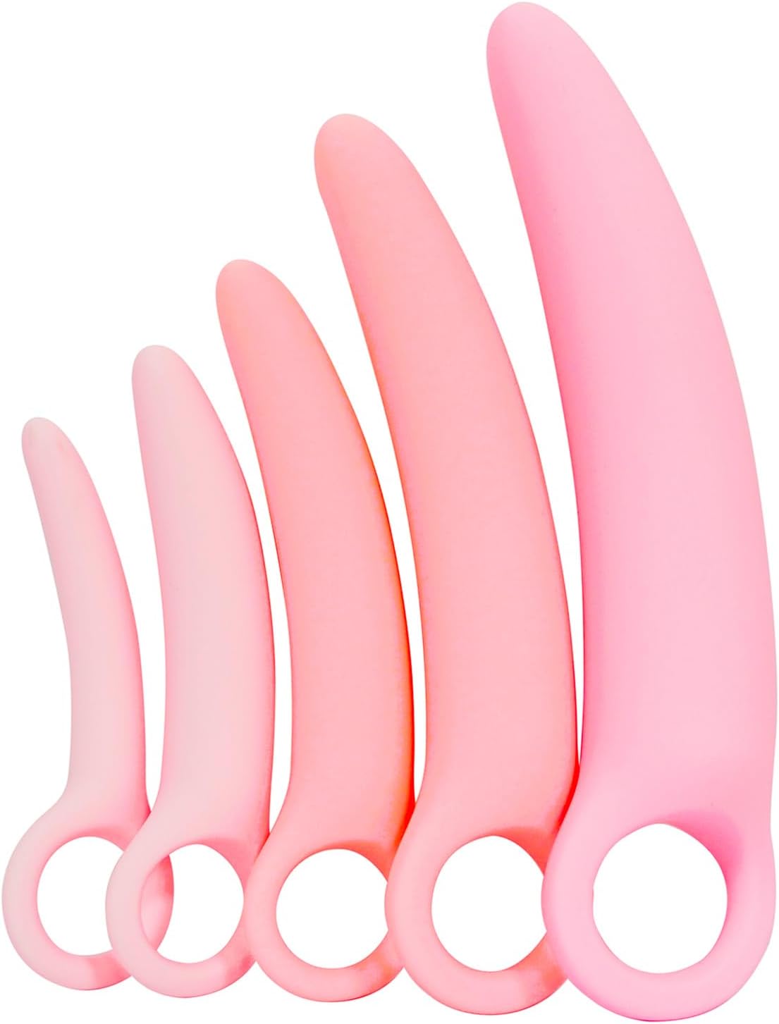 Silicone Pelvic Floor Muscle Exerciser Trainer Set – Pink