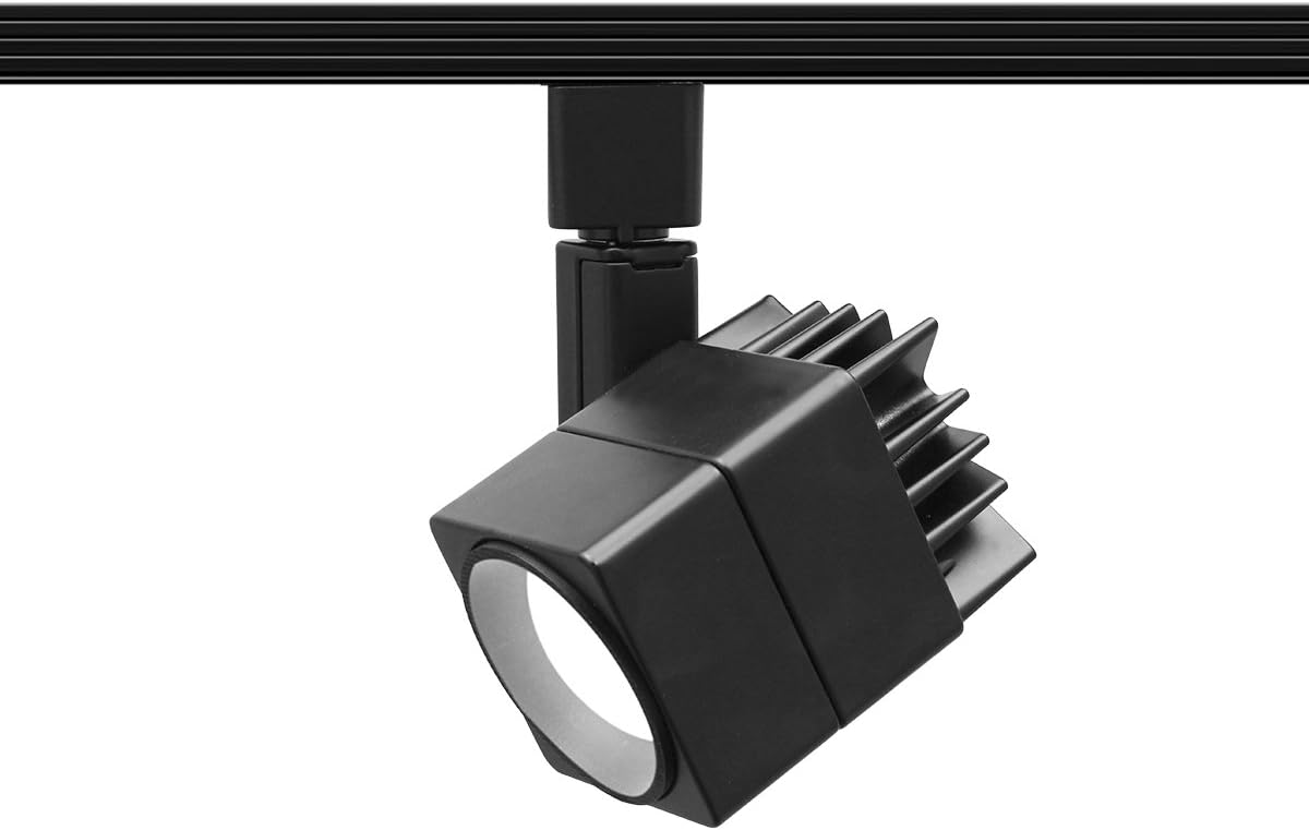 WAC Lighting L-LED207-30-BK Contemporary Summit ACLED 15W Beamshift Line Voltage Cube L-Track Head