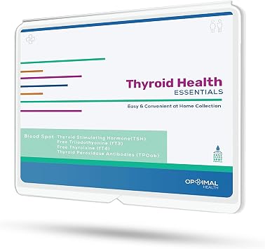 Optimal Thyroid - at Home Thyroid Function Test Kit for Women and Men