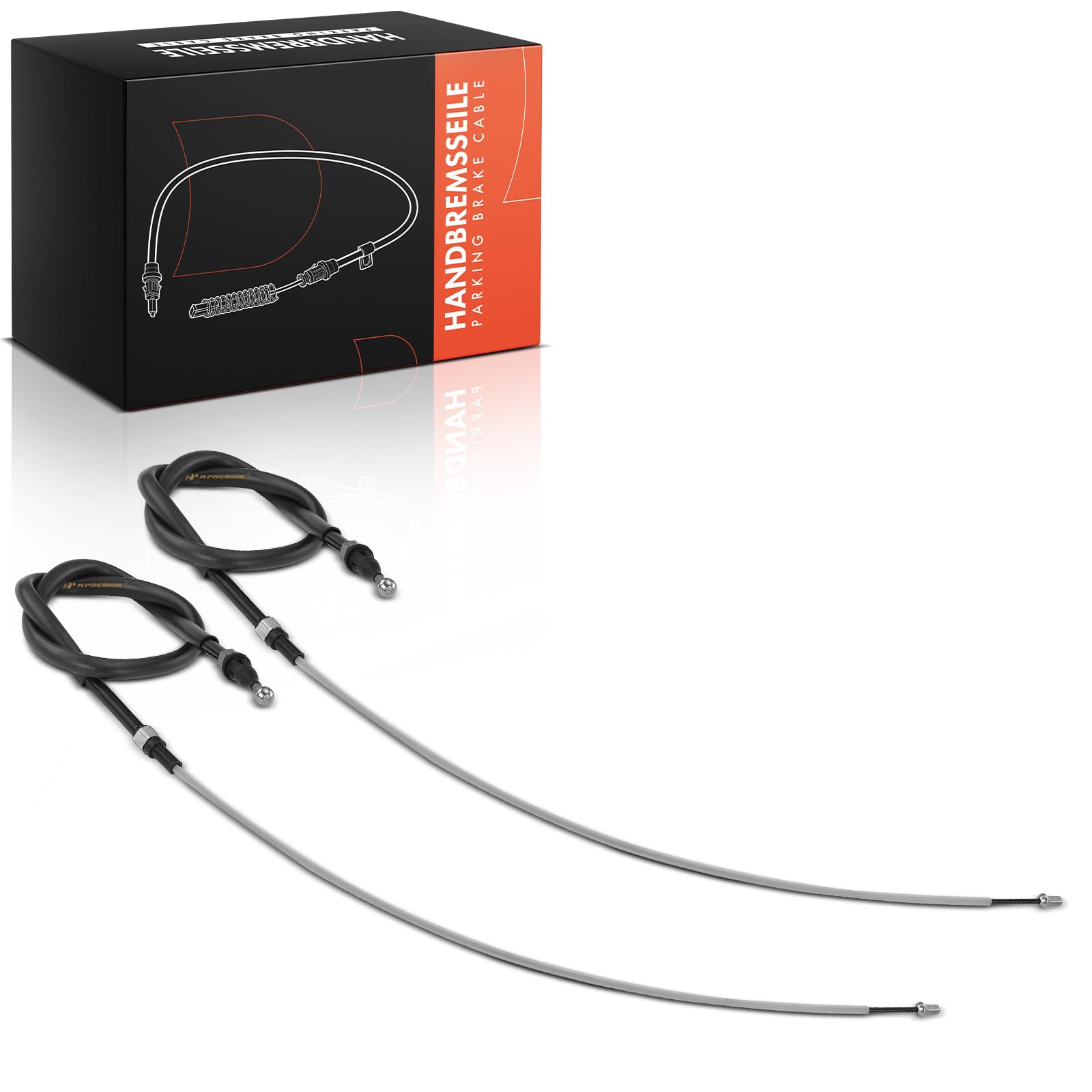 Frankberg 2X Handbremsseile Hinten Kompatibel mit A3 8P1 1.2L-3.2L 2003-2012 Handbremsseil Altea 5P1 1.2L-2.0L 2004-2023 Leon 1P1 1.2L-2.0L 2005-2012 Replace# 1K0609721BE