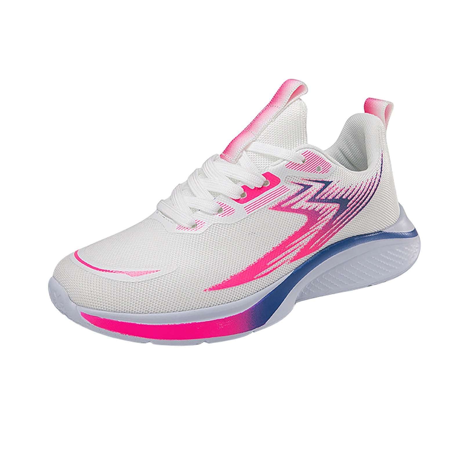 Scarpe da Ginnastica da Donna Comode Pianta Larga Sneakers Bianche Donna | Sneakers Ragazza in Tessuto Sintetico per Allenamento Palestra Calzature Atletica Comfort Ottimale Rete Traspirante