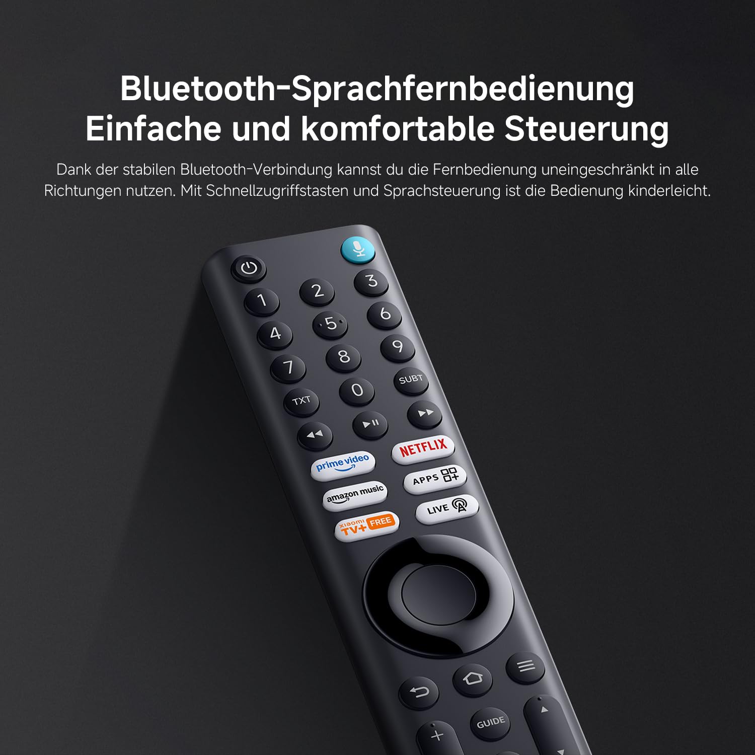 XIAOMI TV FX Mini LED 43 Zoll (101 cm), QD-Mini-LED-Smart-TV, 4K UHD, Fire TV, HDR10+, MEMC, DTS:X, AirPlay 2, HDMI, Filmmaker Mode, Sprachsteuerung mit Alexa