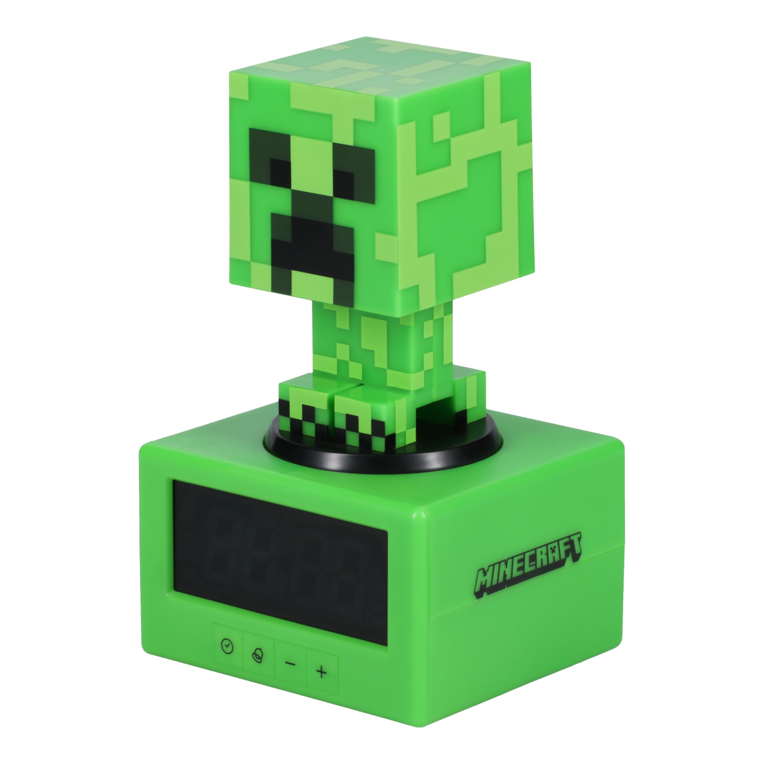 Paladone Sveglia Creeper Minecraft - Icona Ufficiale con Musica di Minecraft & Luce Notturna per Bambini & Adolescents, Accessorio per Stanza di Gioco, Regalo Novità per Fan Minecraft