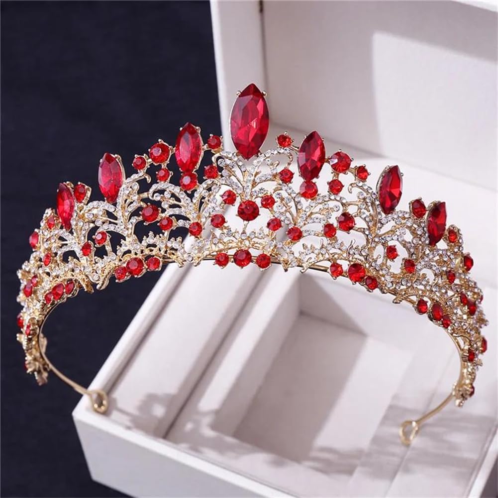 LNNSHX Frauen Strass Tiaras und Kronen Prom Diadem Braut Kopfschmuck Braut Hochzeit Krone Haarschmuck