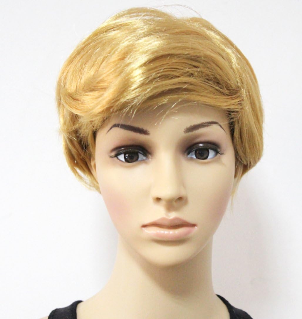 American WigsDonald Trump Fancy Dress Wig Blonde President United States
