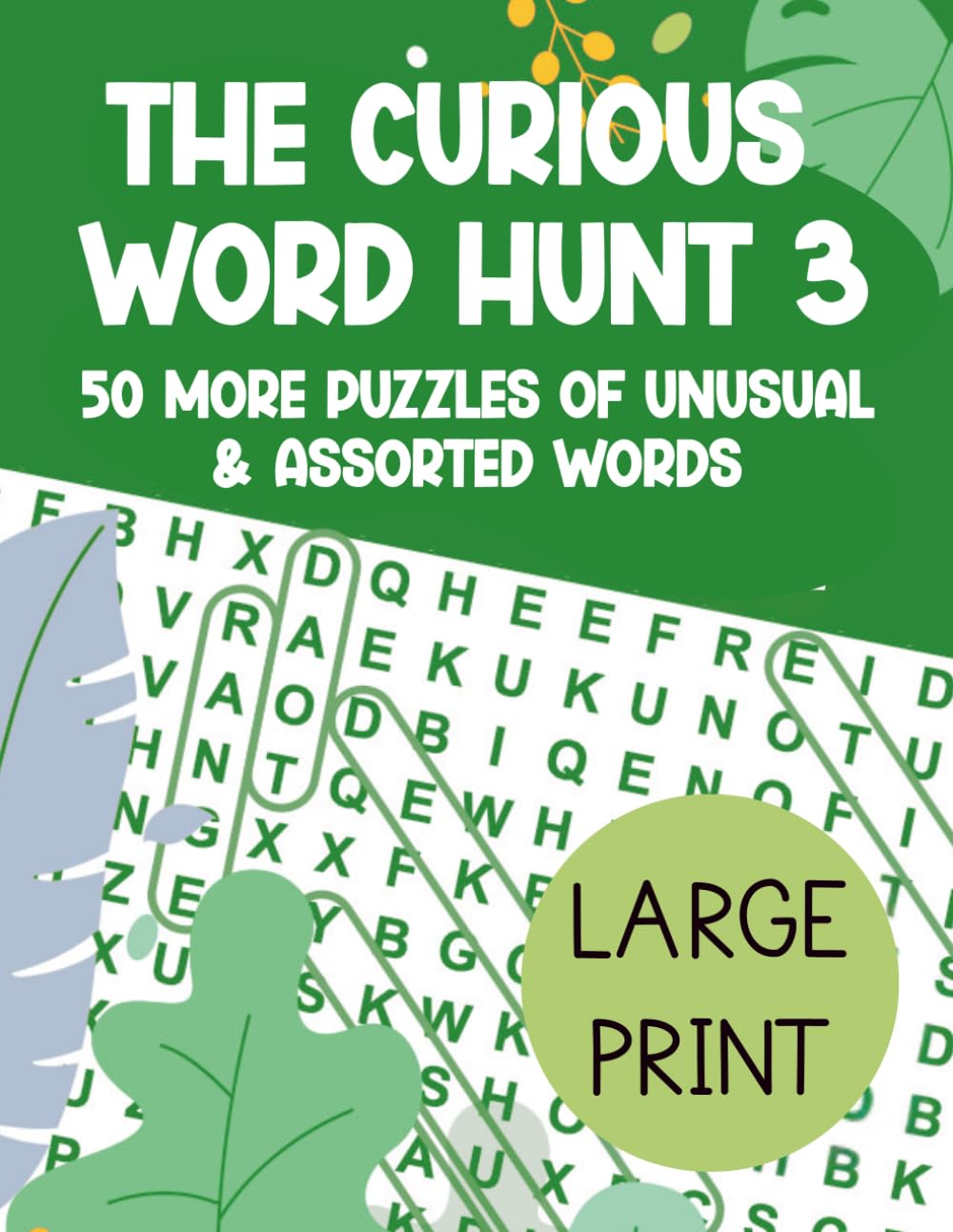 The Curious Word Hunt 3: 50 Large Print Puzzles of Unusual & Assorted Words