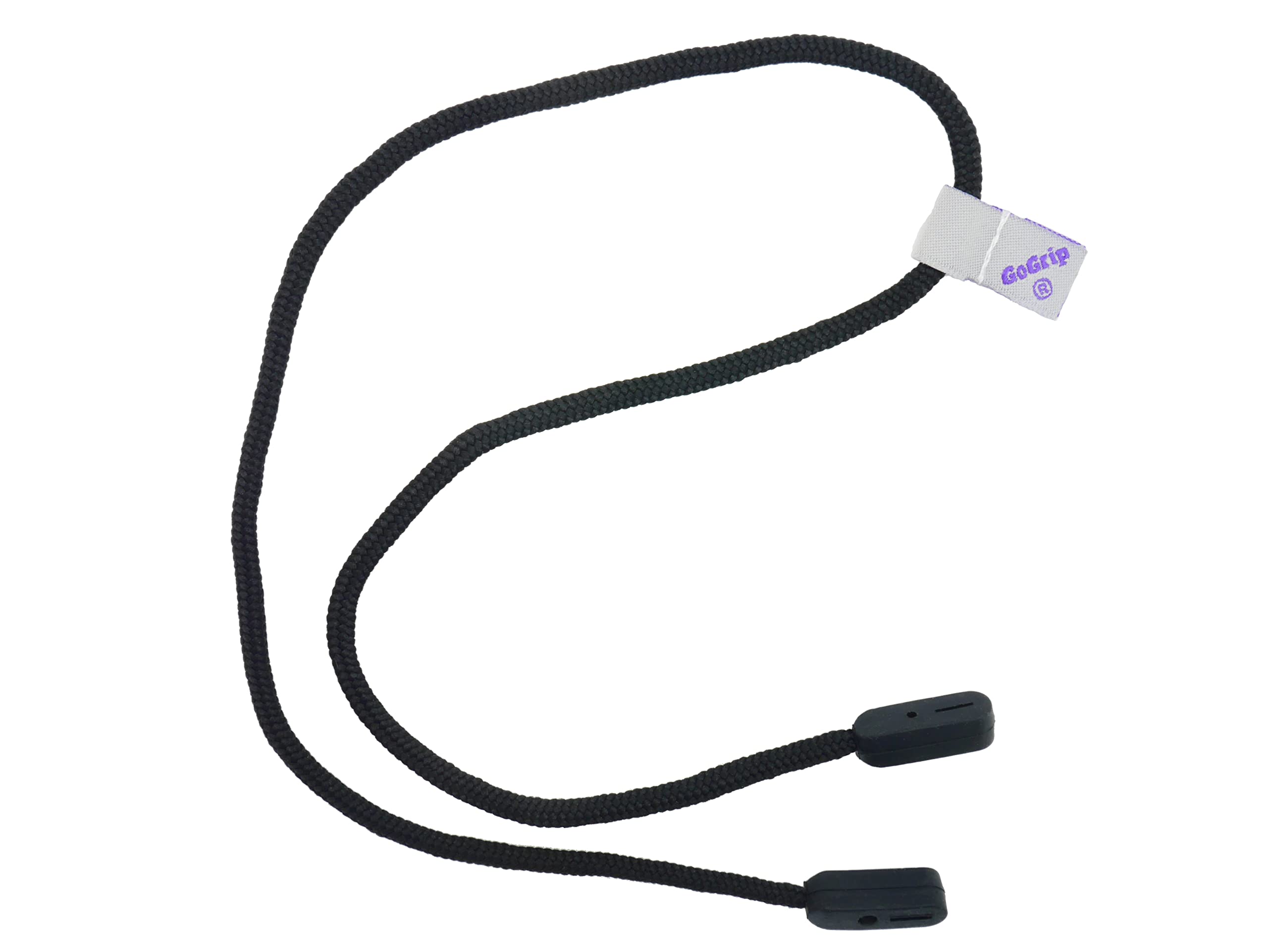 GoGrip Kids - Childrens Glasses Cord - Spectacle and Spec Lanyard (Kids Black)
