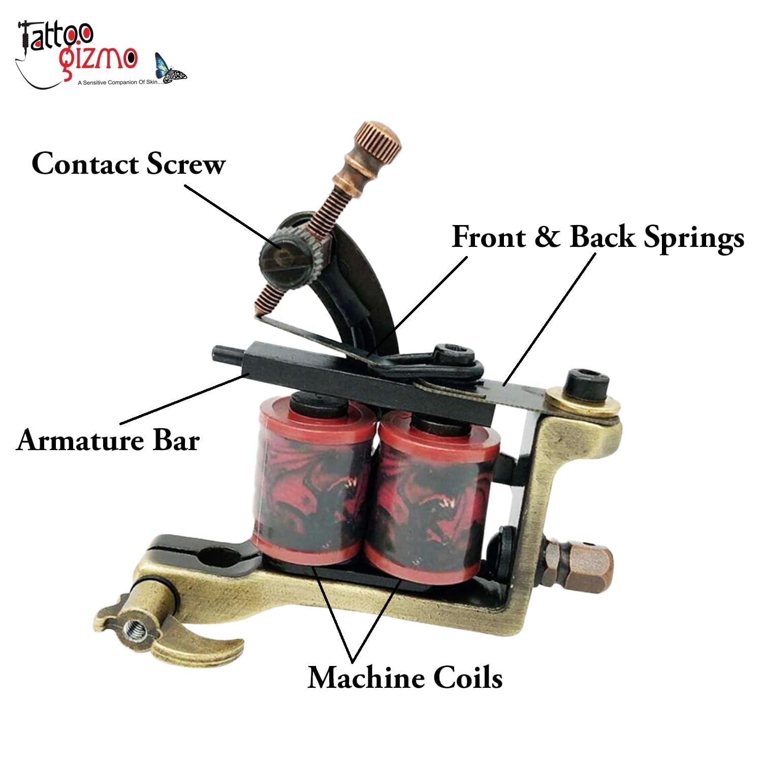 Coil Tattoo Machine – Professional 10 Wrap Machine for Liner
