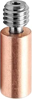 Biaungdo Upgrade Metal Bimetal Heartbreak Copper Titanium Alloy TC4 Throat Printer Accessories for 3D Printer Reality Under 3S 1/CR10 Smart Pro/Ender3 S1 Pro/Sermoon V1(Short)