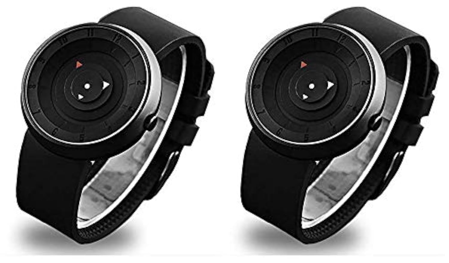 Emartos Rubber Analogue Black Dial Arrow Watch For Mens And Boys (Pack Of 2) (B08F7RWY8P) Amazon Price History, Amazon Price Tracker