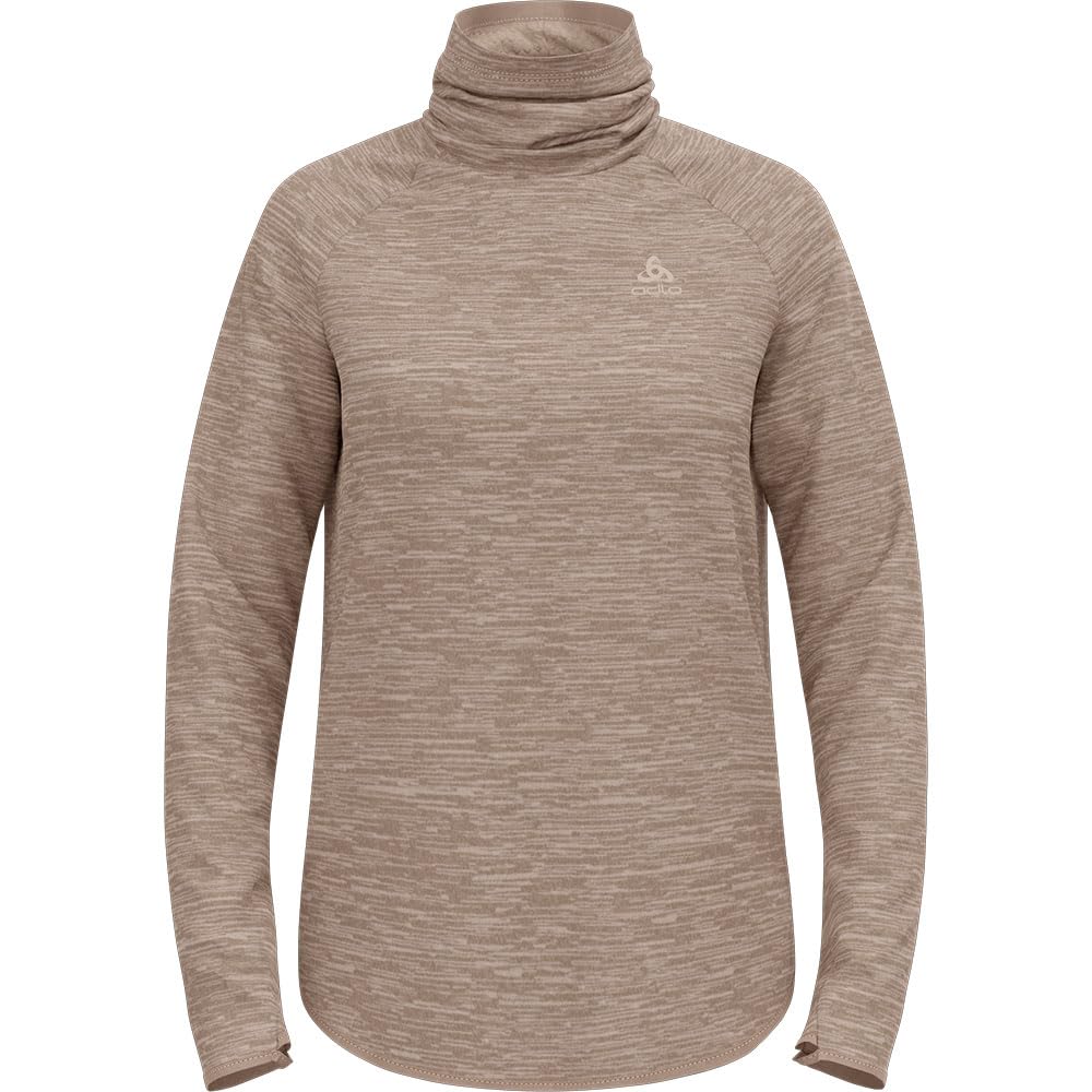 Odlo Essential Thermal Mid Layer Camiseta de Running Mujeres Misty Lilac Melange