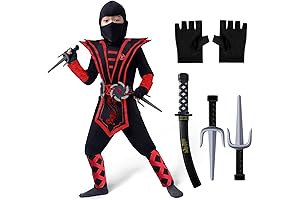 Halloween Ninja Costume for Kids: Shadowy Warrior Attire for Young Ninjas