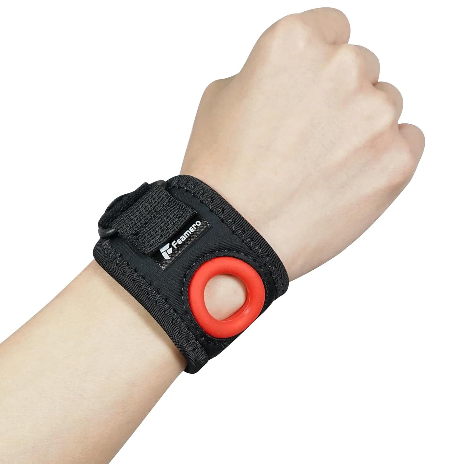 TFCC Wrist Brace Ulnar Wrist Brace with Compression Rring Pad for Ulnar Sided Wrist Pain, TFCC Tear, Repetitive Wrist Use Injury, DRUJ Instability (L/XL) Neoprene L/XL