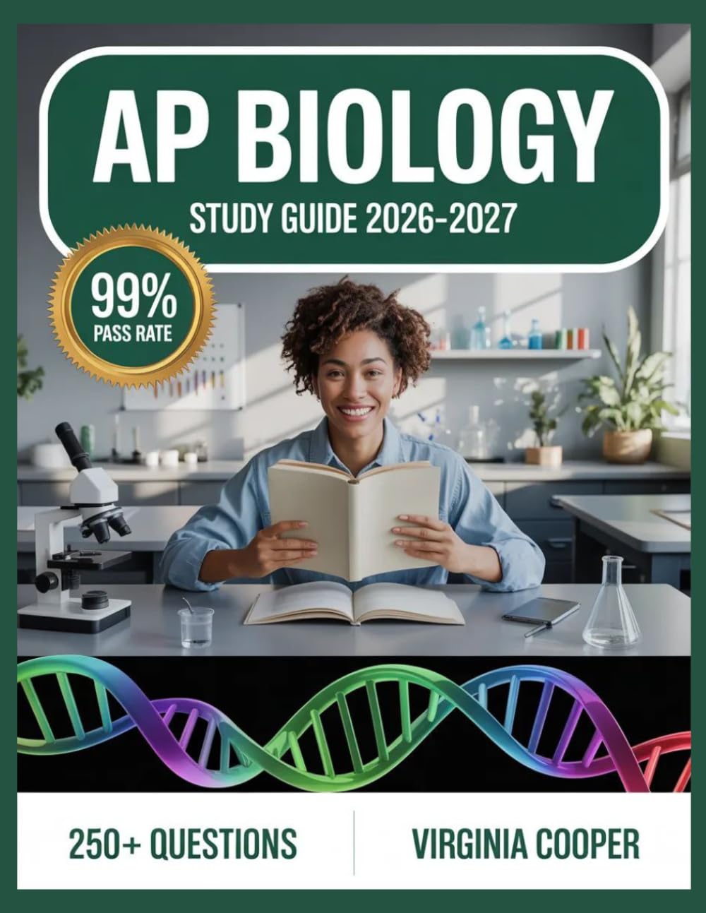 AP Biology Study Guide 2026-2027: Comprehensive Topic Overview, Practice Question Bank, Answer Keys, and In-Depth Explanations