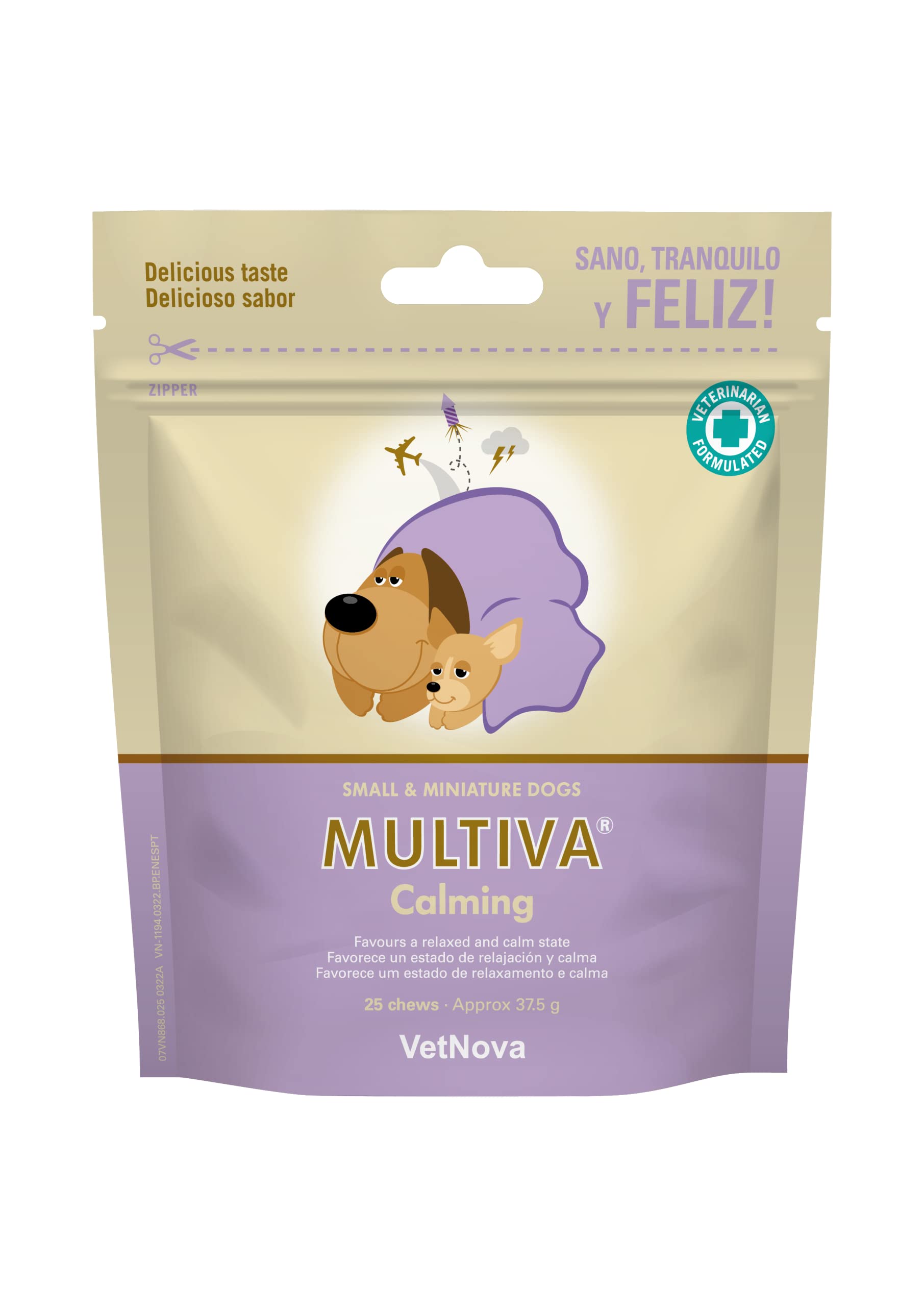 Multiva® Calming Small & Miniature Dogs 25 Chews
