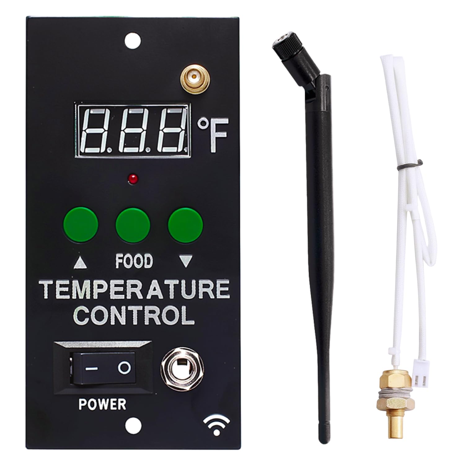 Upgrade WiFi Smart Digital Control Board Replacement Parts for Green Mountain Daniel Boone Choice Grills, Part Number: P-1052 Comes with Thermal Temperature Sensing Probe