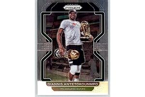 2021-22 Panini Prizm #1 Giannis Antetokounmpo Milwaukee Bucks NBA Basketball Base Trading Card