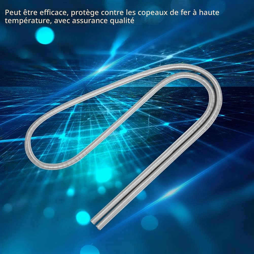 Tuyau à ressort 5 m, gaine en fil d'acier, souple, protège contre les limailles de fer à haute température (THM6)