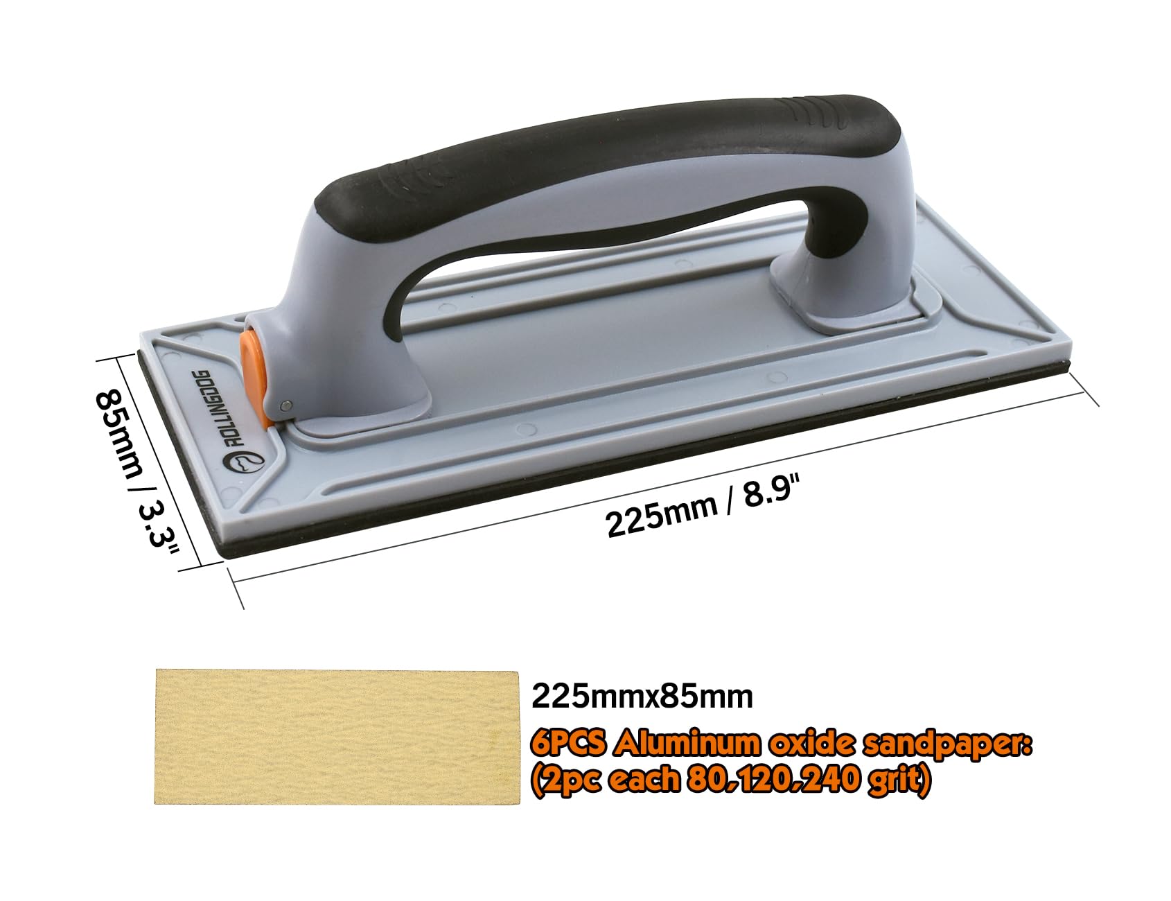 Rollingdog Drywall Sander - Smooth Walls Fast -4
