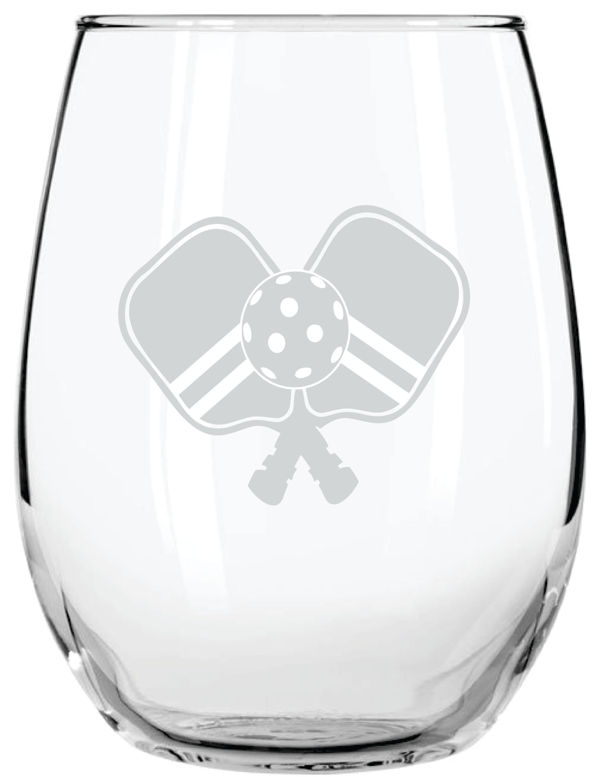 IE LaserwarePickleball Glass - 15oz - Pickleball Gift For Women, Men, Partners - Pickleball Tournaments - Leagues