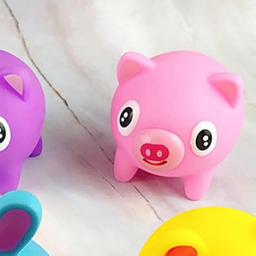 Miniatura 5 de LUOZZY Juguete de lengua que habla, juguetes para aliviar el estrés y la ansiedad, juguete sensorial de cerdo, recuerdo de fiesta, decoración de