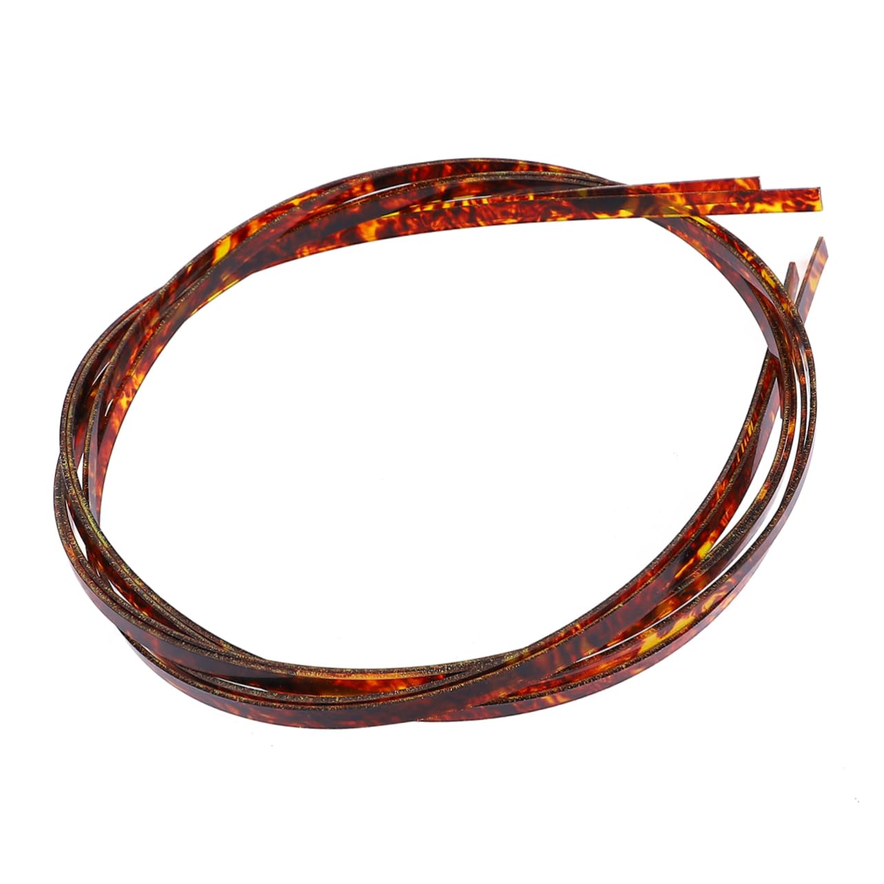 Sosoport 2Pcs Brown Abs Guitar Binding Purfling Strips for Electric Guitar Ukulele Mandolin and Banjo DIY Repair Durable Trim Inlay Parts