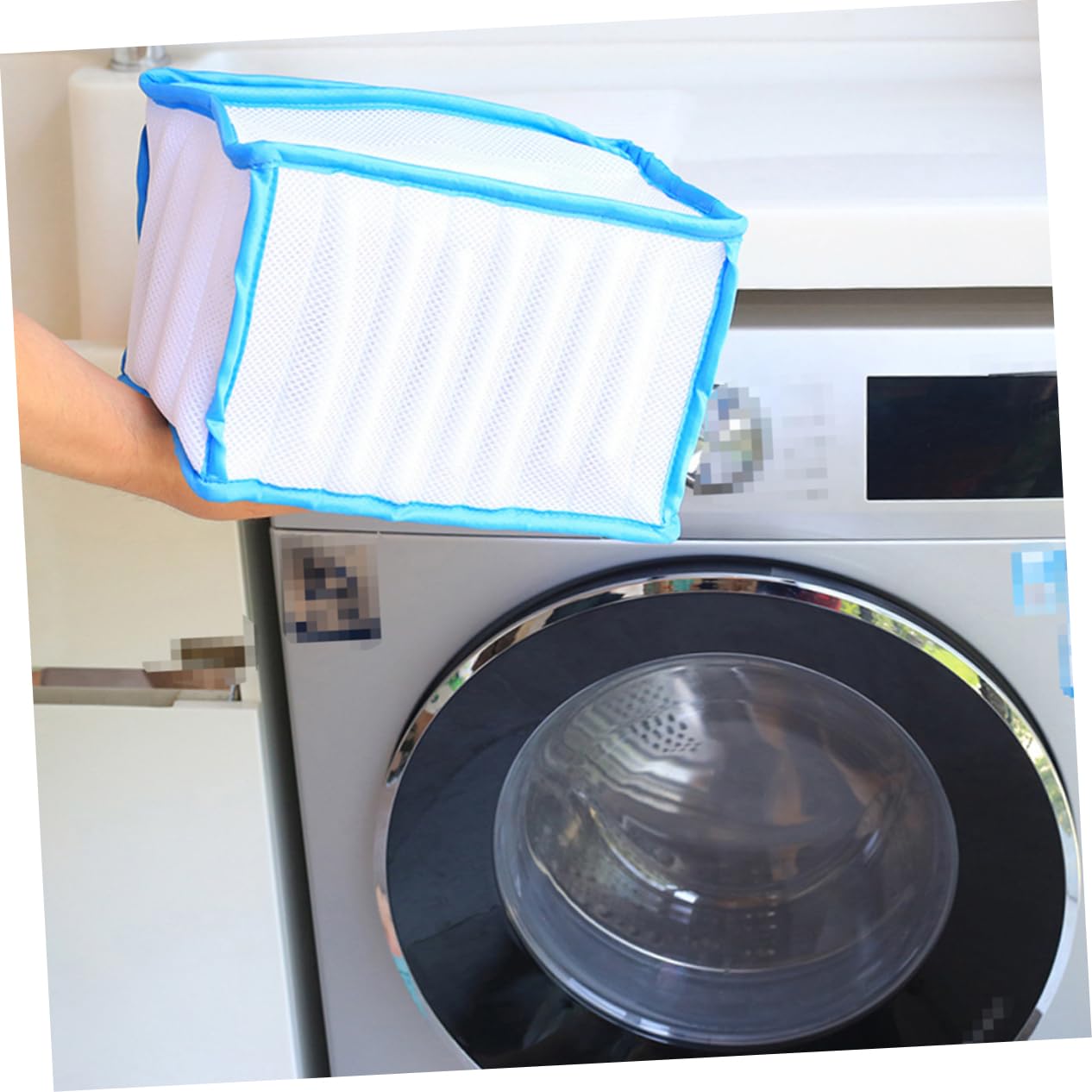 Alipis 4stücke Thicken Laundry Bag Für Sneaker Wiederverwendbarer Waschbeutel Aus Strapazierfähigem Mesh Für Schonendes Waschen Und Aufbewahren Von Schuhen Für Reisen Und Zuhause