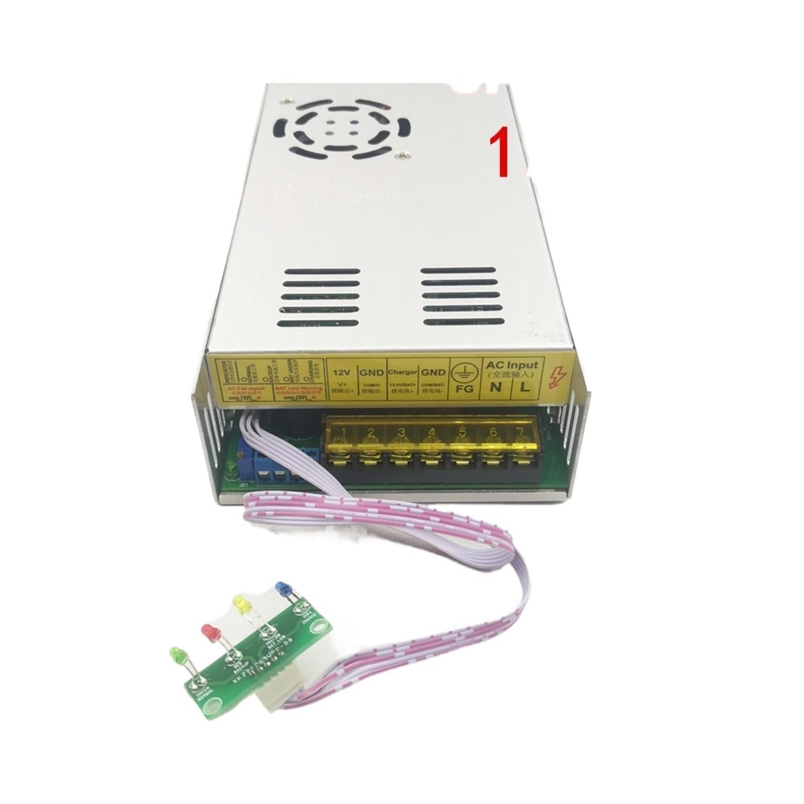 Alimentatore Switching con Funzione di Carica ups 12V 24V Universale 35W 60W 120W 180W 350W 13,8V 27,6V Carica Il Monitor della Batteria(SC-60-24)