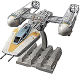 Juego de calcomanías Revell 01209 Bandai Star Wars Y-Wing Starfighter 1:72 Kit de Modelo, Color Gris