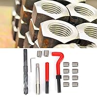 Vista 6 de Kit de reparación de roscas peladas, juego de herramientas de reparación de hélices de reenhebrado métrico M14x1.5