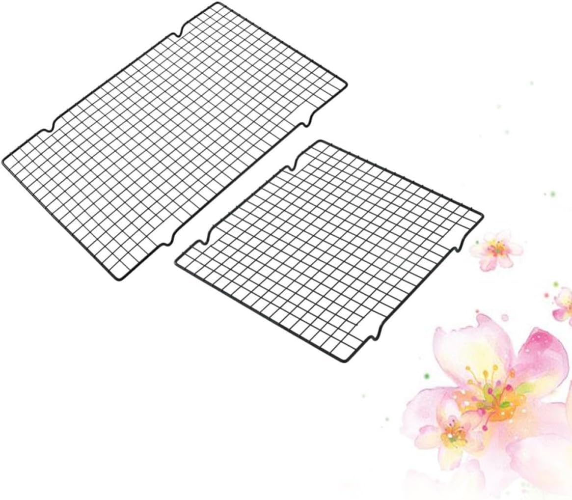 Nonstick Cooling Rack for Kitchen 2pcs Carbon Steel Baking Cake