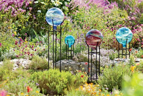 Echo Valley 8143 10-Inch Illuminarie Globe Mauve Swirl