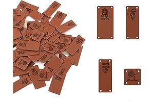 Create Personalized Crochet Masterpieces with Our Leather Tags: A Must-Have for Knitters and Crocheters