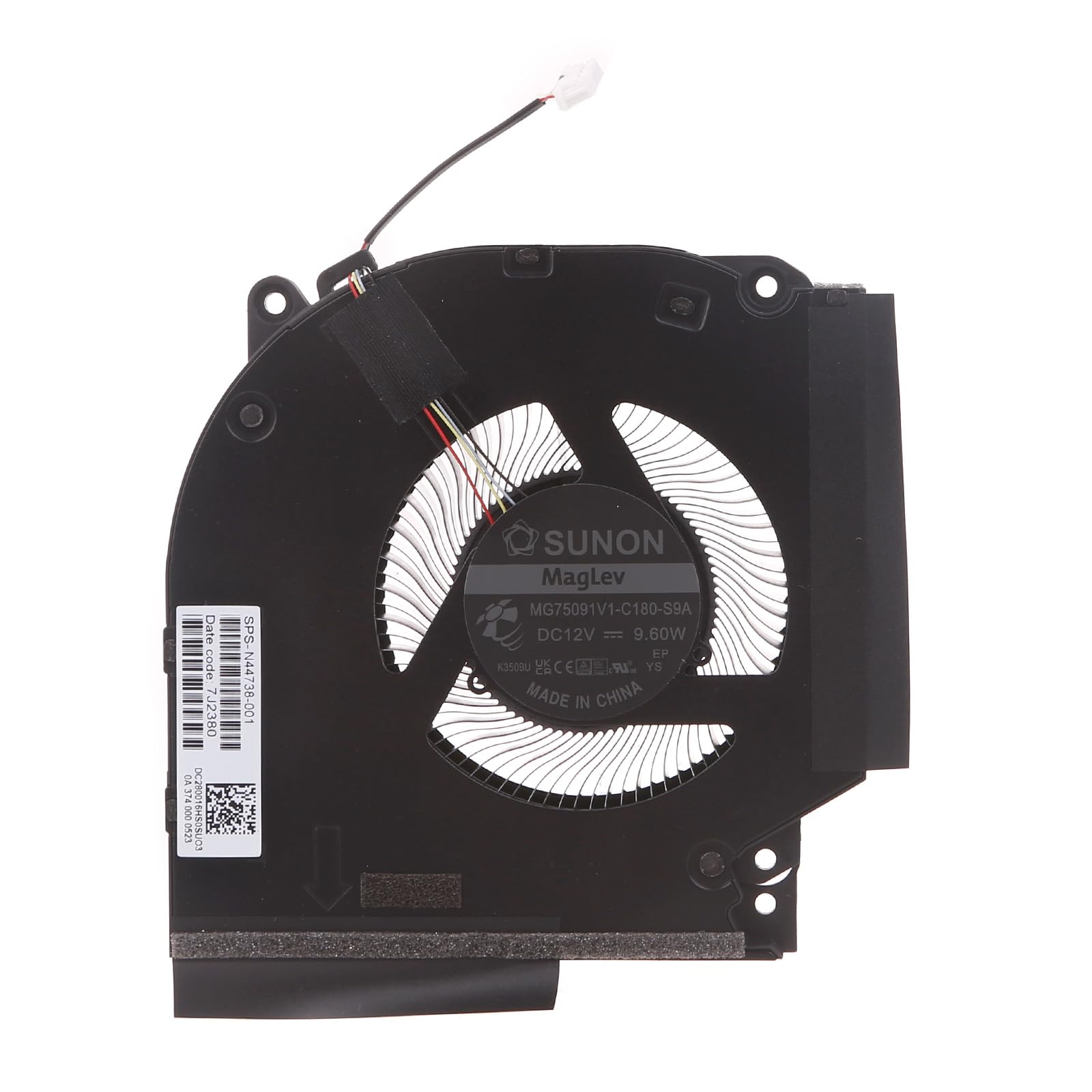 Radiatore GPU per Laptop 12V 4 Pin Ventola Raffreddamento a 4 Fili Silenzioso GPU CPU Cooler Dispositivo Raffreddamento per Laptop Ventola Raffreddamento alimentata Tramite USB
