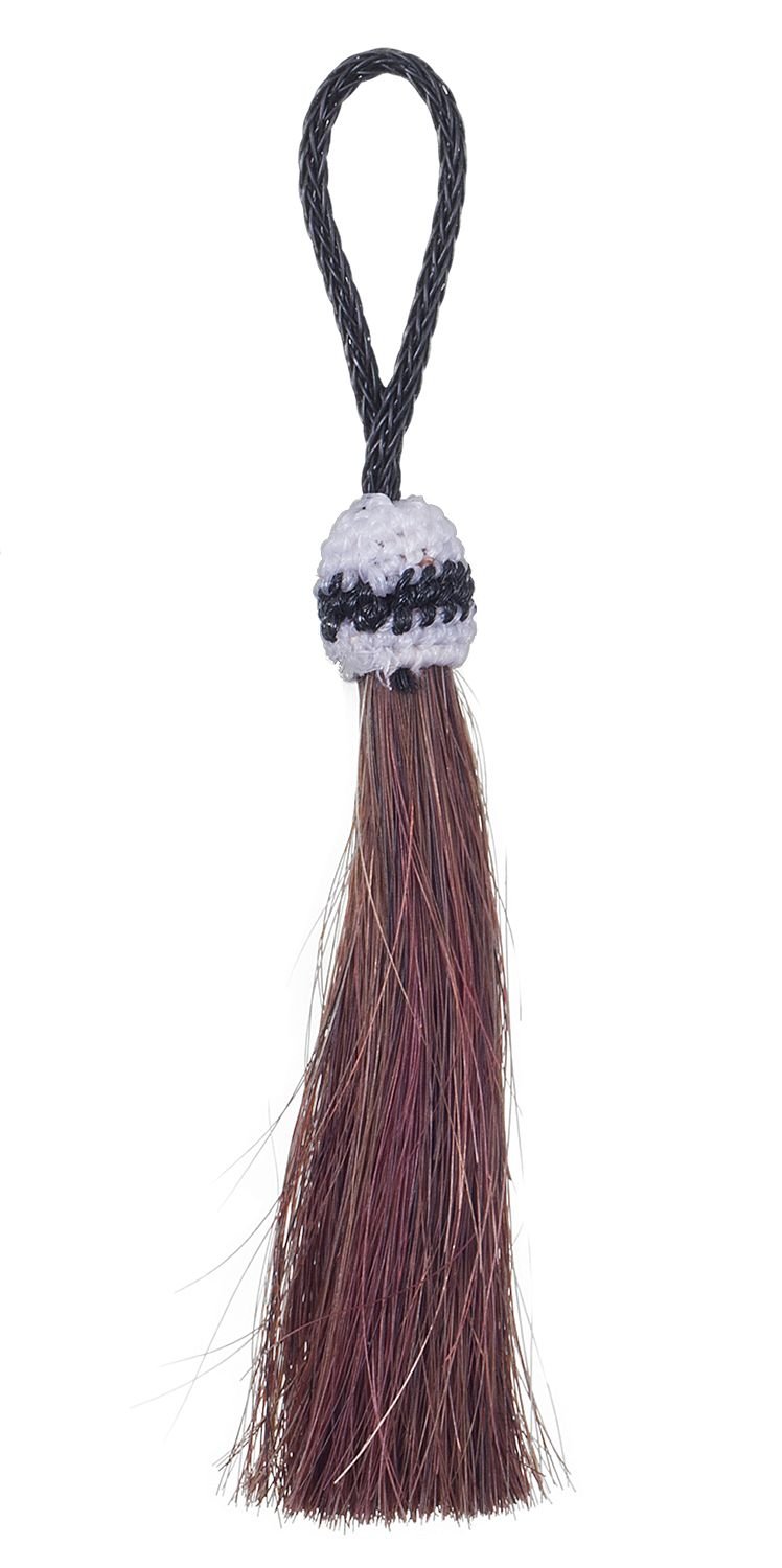 Tough 1 Royal King Single Horsehair Tassel, Brown