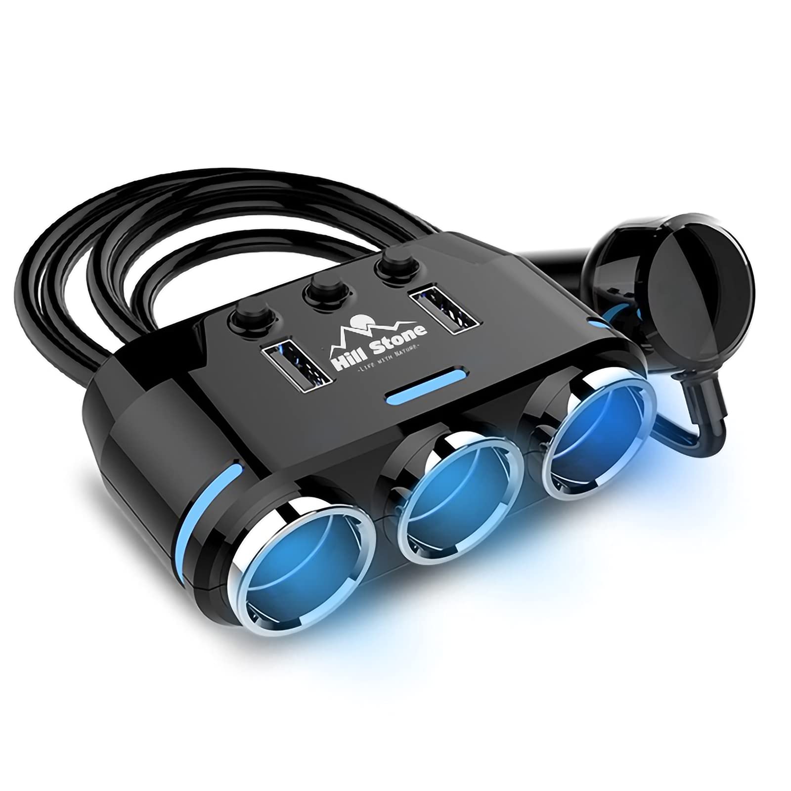 シガーの 3 点セット Amazon.co.jp: サンパーシー 3連シガーソケット ソケット分配器