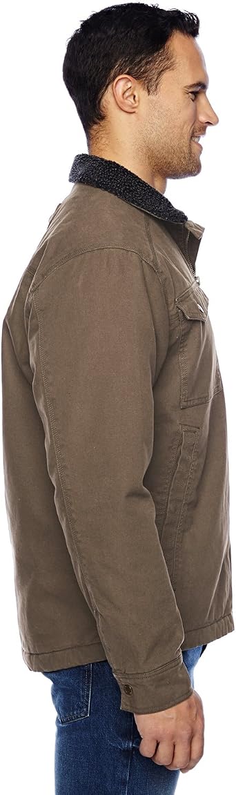 Dri Duck Endeavor Canvas Work Jacket with Sherpa Lining. 5037 Field Khaki XL
