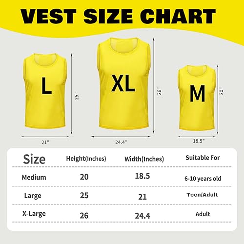 Miniatura 3 de 122448PCS Pinnies Youth Team Pennies para Deportes Niños y Chalecos Scrimmage para Fútbol Baloncesto Jersey Practice