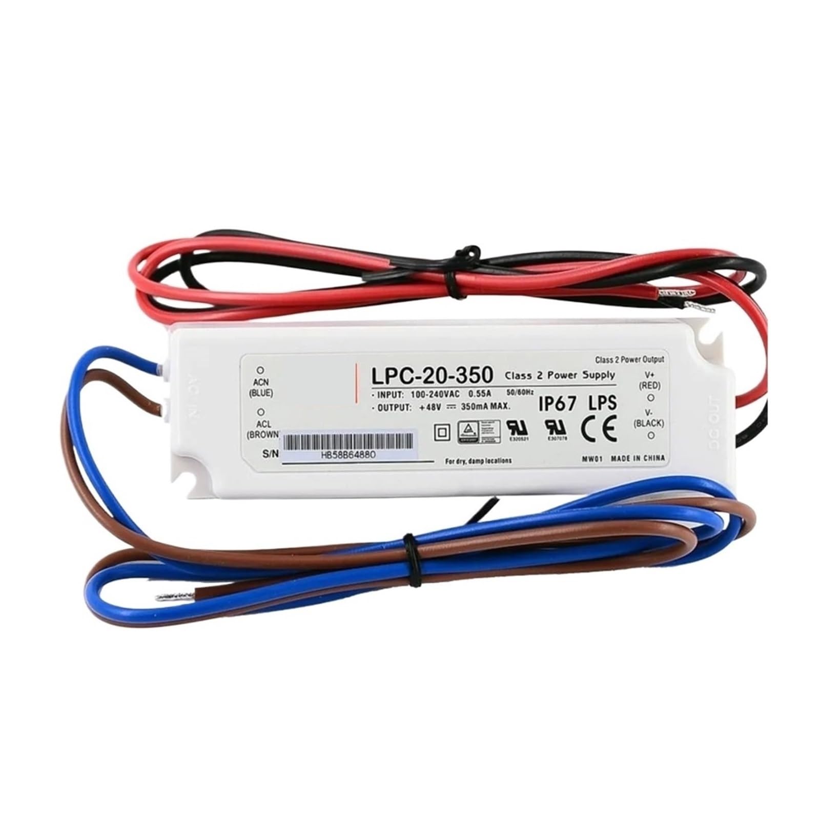 Alimentation LPC-20-350 courant constant pour sublimer votre jardin de nuit