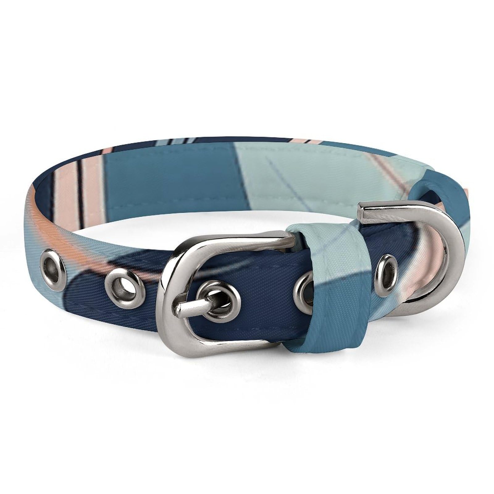 Collier pour chien et chat réglable - Motif géométrique pour petit chien