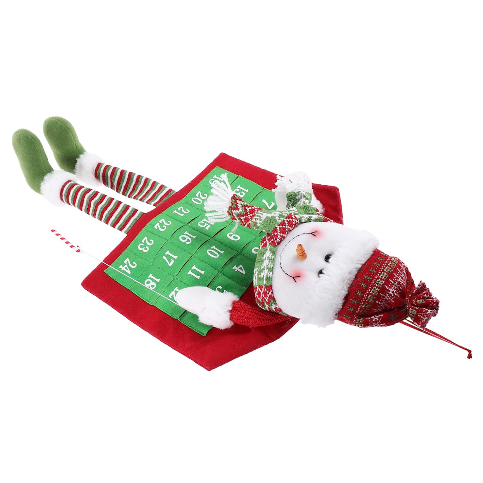 PartyKindom Calendario Dell'avvento Fai da Te Ciondolo per Porta di Casa Decorazione Calendario da Appendere alla Parete per Porte e Interni