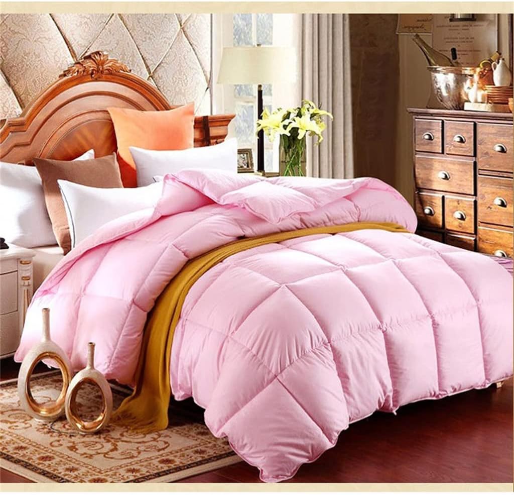 White Goose Down Filler/Filling Queen Size Cotton Thickening and Warming Four Seasons Comforter