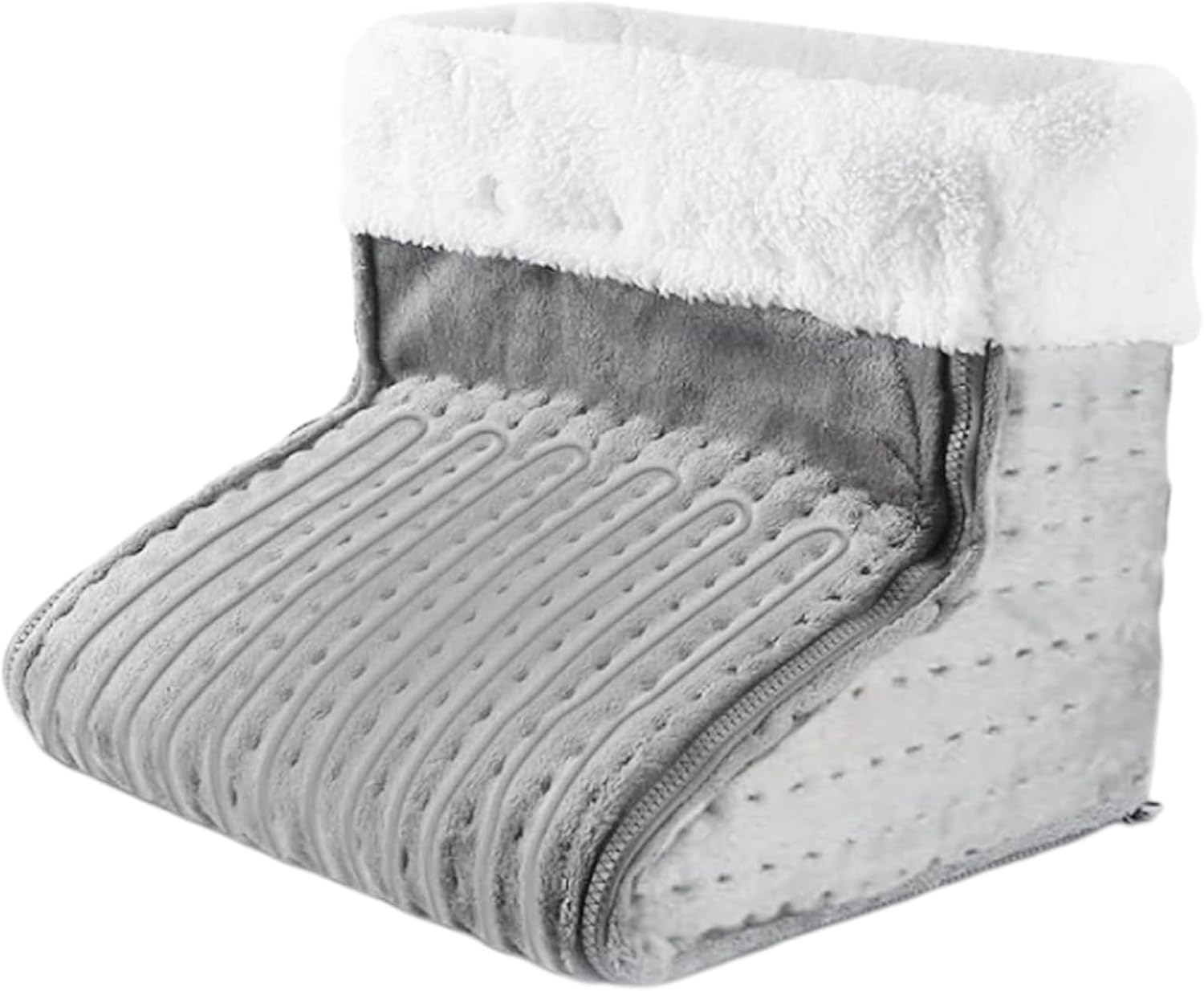 Electric Heated Foot Warmer, Rapid Feet Warming Machine, Heated Slippers with 6 Temperature Settings and 4 Timers, Under Desk Heating Shoes for Winter, Supplies for Women Men, Home Office Comfort